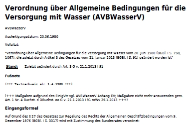 AVBWasserV