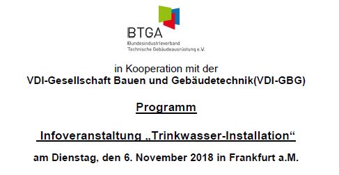 BTGA Infoveranstaltung