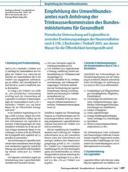 UBA E periodische Untersuchung 2006